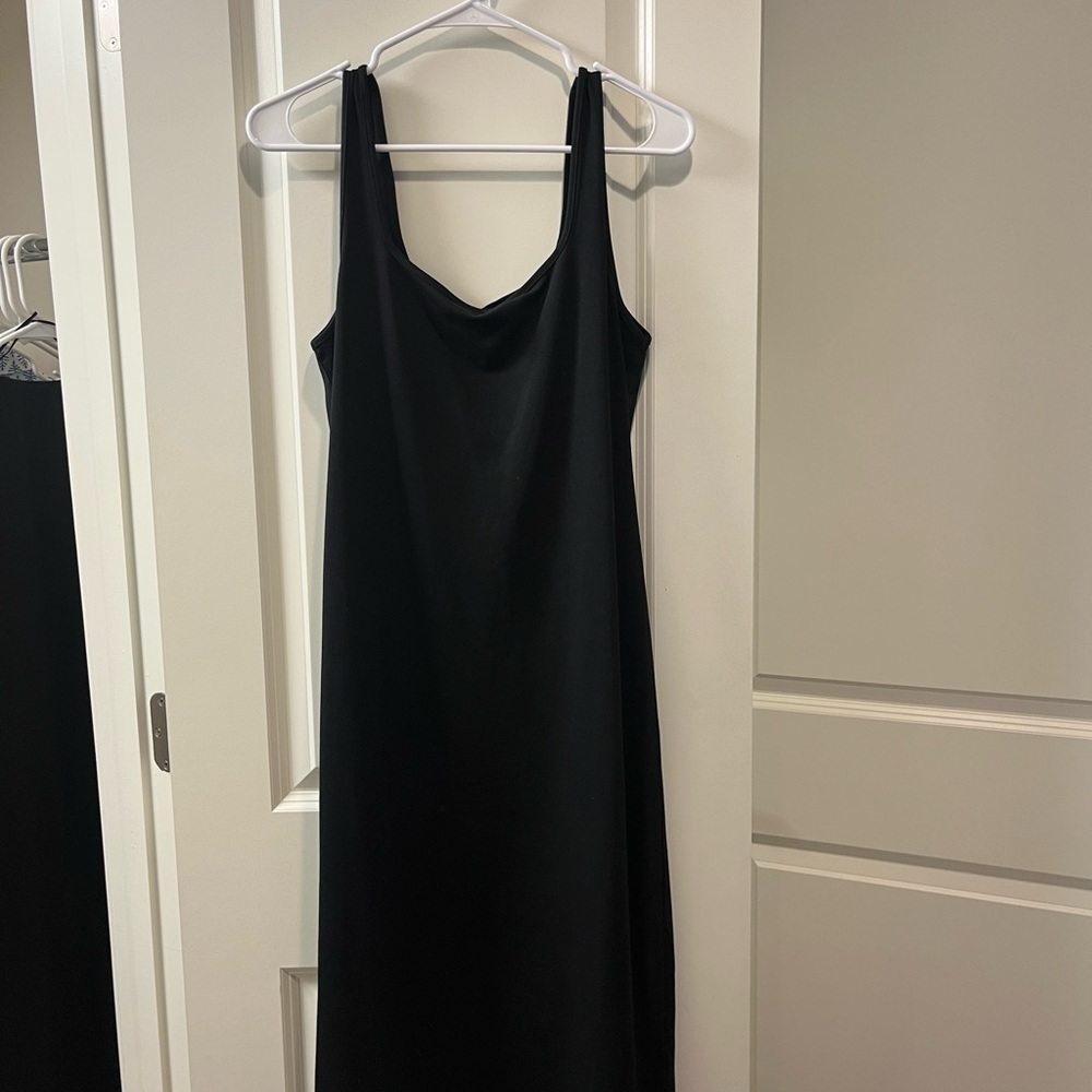 H&M Black Midi Dress